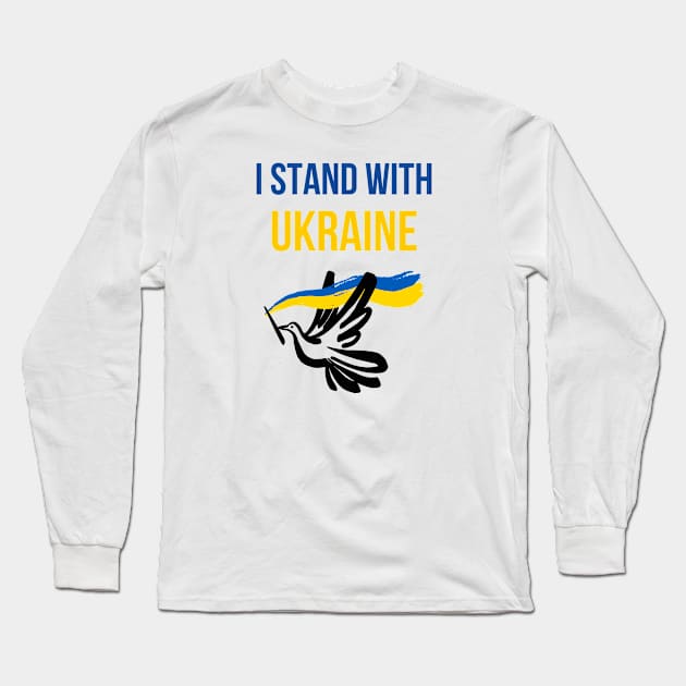 I Stand with ukraine - Я стою з Україною Long Sleeve T-Shirt by Mobyyshop